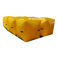 Pyramide forme eau utiliser gonflable flottant triangle marqueur nager bouées de course avec LOGO