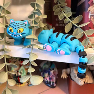 Jouets Tigre Articulés Imprimés en 3D, Créature Animale Flexible, Jouets Tigre pour la Décoration de Bureau à Domicile ou au Bureau - Product Image 2