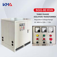 Transformador trifásico de 80 kVA, 100 kVA, 110 V, 220 V, 380 V, 415 V a monofásico, transformador de aislamiento automático para equipos de prueba de envejecimiento
