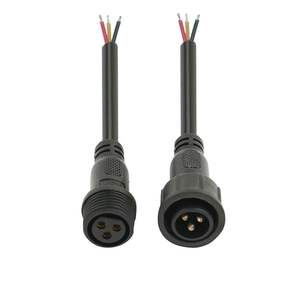 밍위에 IP65 M16 2핀 3핀 4핀 5핀 남성 여성 PVC 방수 맞춤형 몰딩 케이블 원형 커넥터 조명용 - Product Image 4