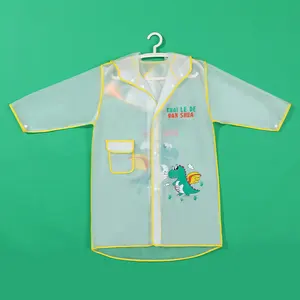 fancy EVA waterproof cartoon raincoats for school student kids wholesale children raincoat