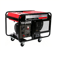 Générateur d'essence monophasé 10 kW 50 Hz avec démarrage électrique par lanceur, portable, pour alimentation de secours domestique et protection contre les surcharges