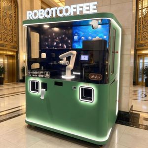 เครื่องชงกาแฟสดแบบอัตโนมัติเต็มรูปแบบ รุ่นแขนกลอัจฉริยะ สำหรับทำลาเต้อาร์ต พร้อมบริการตนเอง - Product Image 5