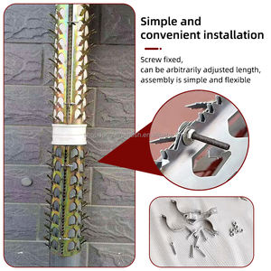 Clous de sécurité anti-escalade à pointes acérées pour mur, en fer/acier inoxydable, résistant à la corrosion, dissuasif pour ranch - Product Image 4