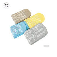 KH- H027 Chaussettes antidérapantes Chaussettes d'hôpital antidérapantes Chaussettes antidérapantes pour personnes âgées