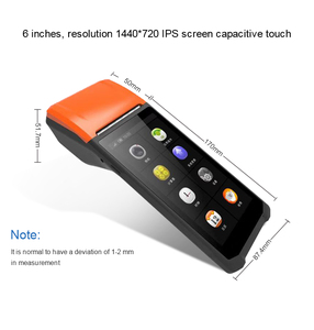 Hot New 5,5 "Pantalla táctil de mano Android 8,1 <span class=keywords><strong>PDA</strong></span> POS Terminal con impresora térmica de recibos de 58mm - Product Image 5