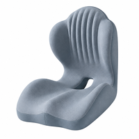 Coussin de siège en mousse à mémoire de forme intégrée 5 zones OEM d'usine avec soutien lombaire respirant et orthopédique pour soulagement de la pression du coccyx