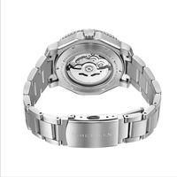 Montre automatique de plongée pour homme TIME TOKEN, tendance et très vendue, avec aiguilles luminescentes, chronographe, cristal saphir, acier inoxydable 316L