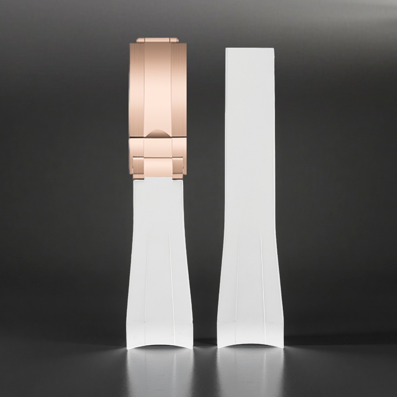 White-Rose Gold Buckle