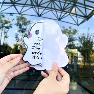 Tái sử dụng khuyến mại đôi bên in tĩnh bám kính cửa sổ Sticker đề can có thể tháo rời cửa sổ xe bám tĩnh Sticker - Product Image 4