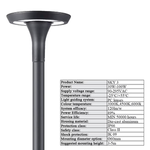 Lampioni Solari LED di Alta Qualità per Cortili, Impermeabili IP66, Adatti per <span class=keywords><strong>Illuminazione</strong></span> di Parchi e Strade, Disponibile OEM - Product Image 3