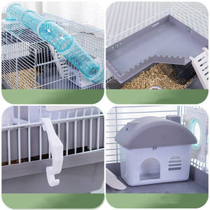 8 pack Golden criceto gabbia Villa all'ingrosso gabbia di lusso criceto nido - Product Image 6