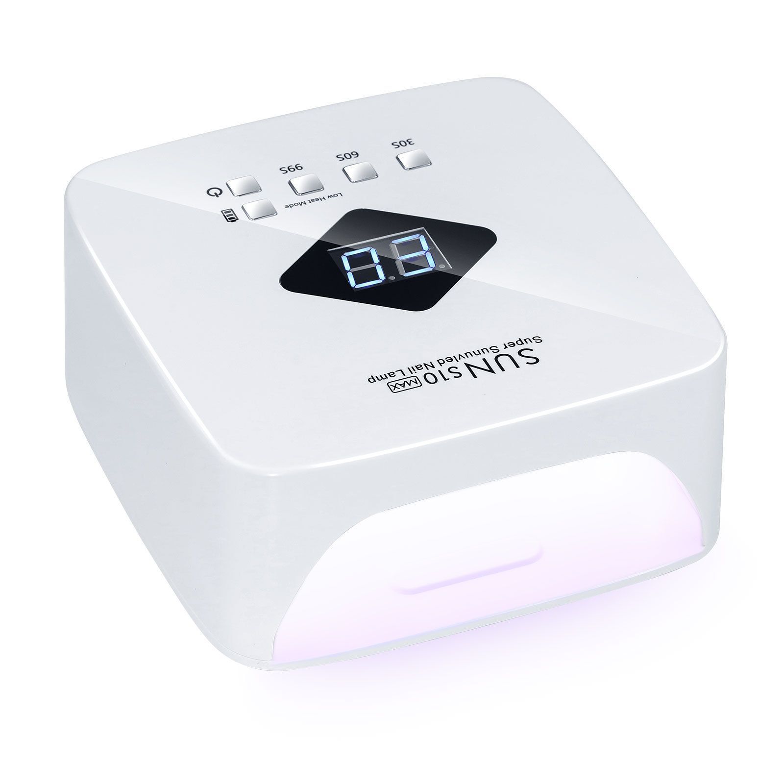 Professional Cordless Rechargeable 120W UV Led Nail Lamp Professional 3 Timers Setting LED Display Nail Curing Light Suppliers