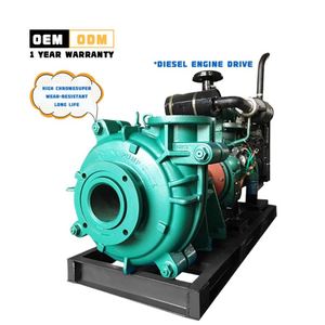 High <b>Suction</b> Performance Durable Casing Customizable Slurry Sand <b>Pump</b> 15hp for Mineral Processing - Product Image 4