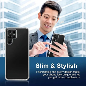 TPU Silicone rõ ràng điện thoại di động Trường hợp đối với Samsung <span class=keywords><strong>Galaxy</strong></span> S25 cạnh S24 siêu trong suốt chống sốc điện thoại di động bao gồm - Product Image 3