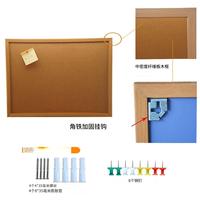 Tableau d'affichage mural en bois avec éclairage LED, personnalisable, conçu en usine, style Art Déco, décoratif, en liège souple imprimé