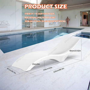 Meubles <span class=keywords><strong>de</strong></span> piscine Uv20, chaise longue <span class=keywords><strong>de</strong></span> piscine d'hôtel, lit <span class=keywords><strong>de</strong></span> <span class=keywords><strong>soleil</strong></span> <span class=keywords><strong>de</strong></span> plage <span class=keywords><strong>de</strong></span> jardin, chaises longues dans l'eau - Product Image 6