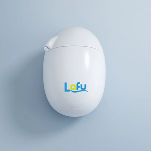 Mousse anti-éclaboussures luxe monté au sol en céramique salle de bain automatique placard à eau Wc forme d'oeuf <span class=keywords><strong>toilette</strong></span> intelligente intelligente - Product Image 3