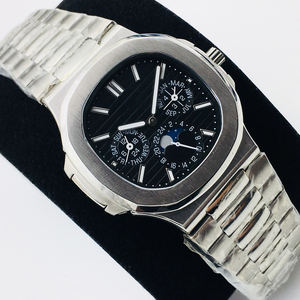 Montre automatique de luxe pour homme, complexe, multifonction, sertie de diamants - Product Image 2