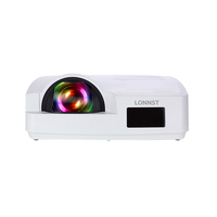 LONNST H01ST 3700 ANSI Lumens Full HD 1080P Laser 3LCD Projector for Cinemas Educational Business Meeting Short Throw LED
