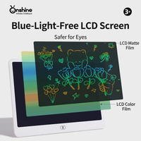 Tablette d'écriture électronique rechargeable LCD pour enfants, bloc-notes à dessin coloré, avec verrouillage d'écran et fonction anti-effacement pour la maison