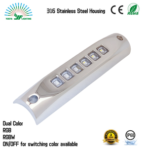 Luz <span class=keywords><strong>LED</strong></span> Marina de 6W 10-30VDC para Montaje en Barandilla, de Acero Inoxidable 316L, Impermeable, para el Lateral del Barco, Se Aceptan Muestras - Product Image 2