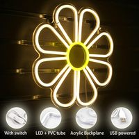Dropshipping Free Design Custom Led Neon Light Flower Neon Sign Custom Made Wedding For Bedroom Party Home