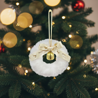 Guirlande de Noël artisanale, décorations uniques, nœud artificiel personnalisé, couleur Natale Ghirlanda pour porte, arbre