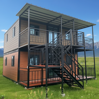 Maisonnette Modulaire de Luxe Personnalisable de 40 pieds, Détachable, Respirante, Portable, Pliable, en Panneaux Sandwich, Garantie 1 An