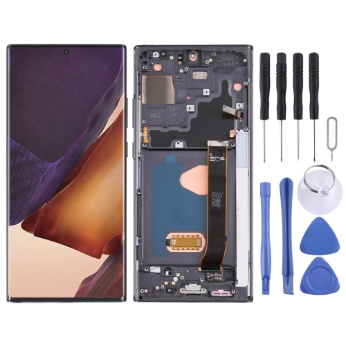 Original Super AMOLED LCD Screen for Samsung Galaxy Note20 Ultra SM-N986(5G Version) Digitizer Full Assembly With Frame