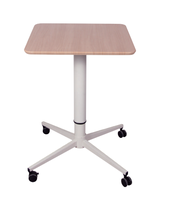 Mesa plegable de entrenamiento de reuniones con ruedas Blanco Novedad Metal hierro y aleación de aluminio gasdynamic Escritorio de pie