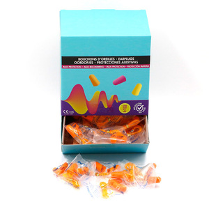 Bán buôn dùng một lần ngủ 38dB CE giảm tiếng ồn bảo vệ thính giác Nút Tai Bọt Tai cắm - Product Image 6