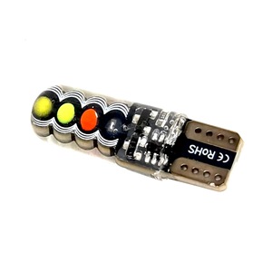 Ampoule LED miniature T10 COB RGB multicolore à stroboscope pour intérieur de voiture, moto et pièces de décoration, vente en gros - Product Image 2