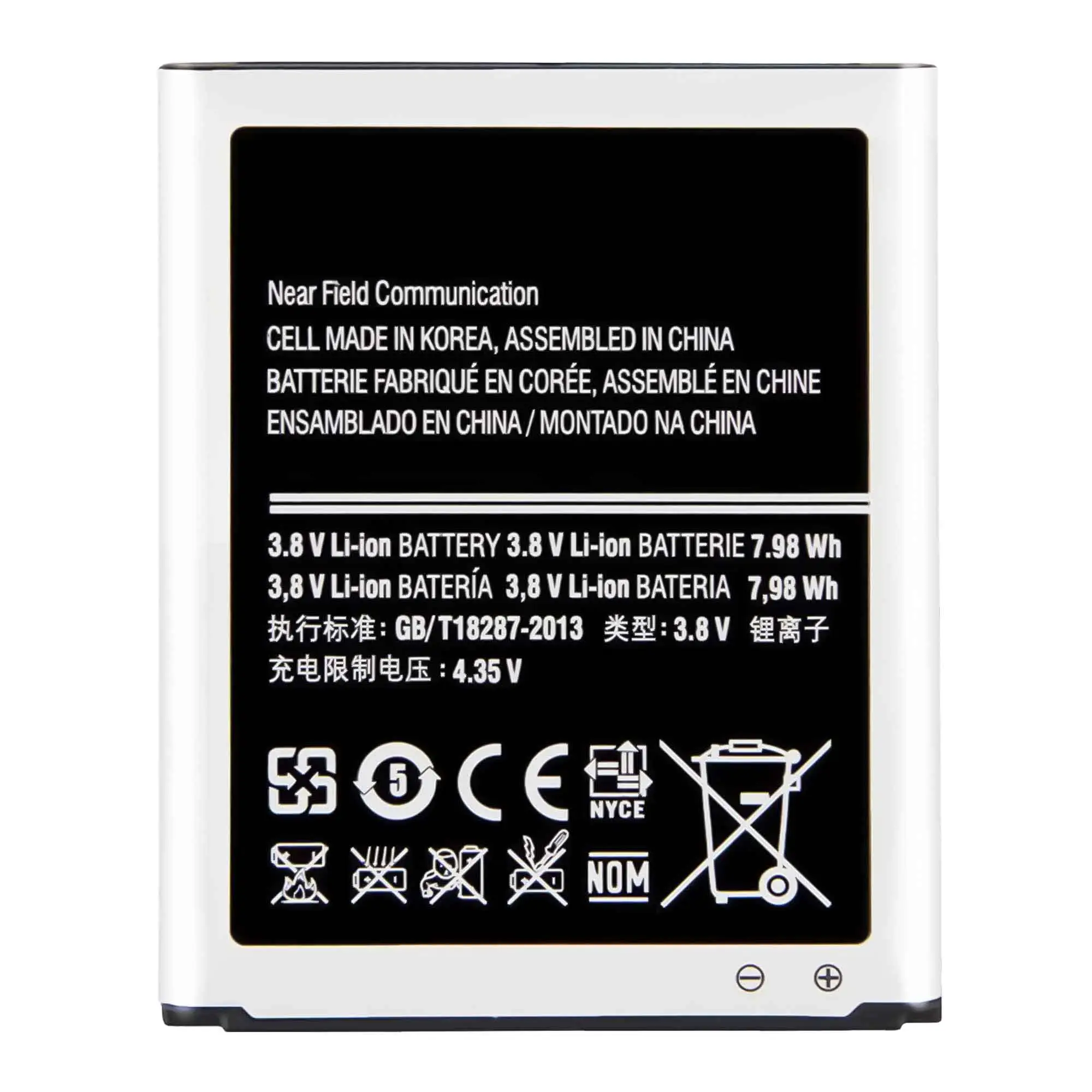 Popular Model EB-L1G6LLU battery For Samsung Galaxy S3 i9300 Replacement Battery