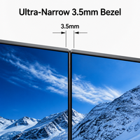 Mur vidéo LCD 55 pouces avec cadre de 3,5 mm, écran FHD 1080P pour salle de contrôle de surveillance de sécurité