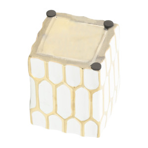 Organizador de escritorio rectangular de cerámica con cajones para almacenamiento en la oficina y decoración del escritorio - Product Image 6