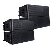 Système de sonorisation ZETHUS Sound Town, quatre enceintes en ligne de 10 pouces en aluminium, deux transducteurs à compression en titane, pleine gamme/bi-amplification 550W