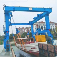 Ascenseur de bateau de palan hydraulique 500 tonnes 600 tonnes grue de levage de voyage marin
