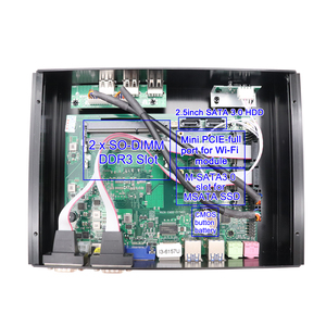 Eglobal 2rs232 Com Mini PC i5 i7 Máy Tính Máy tính để bàn <span class=keywords><strong>2</strong></span> * <span class=keywords><strong>DDR3</strong></span> 16 gam RAM 1TB SSD W trong 10 công nghiệp không Quạt PC - Product Image 6