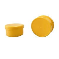 Petite capacité vide ronde 15ml 20ml 25ml 30ml HDPE biodégradable large bouche boîtes de pommade en plastique pour la médecine