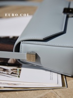 Sac à bandoulière chic parisien en cuir huilé, pour le bureau, sac sous le bras pour femme, sans marque, Londres Europe