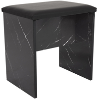 Coiffeuse cosmétique de chambre à coucher directe d'usine avec miroir et tabouret, ensemble de table de vanité de maquillage