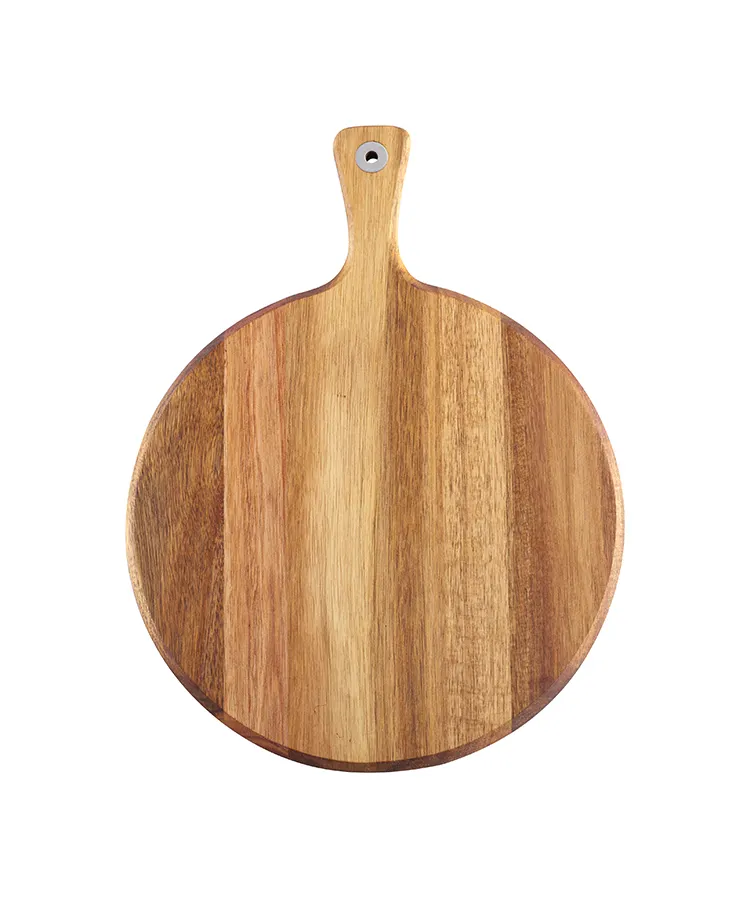 ウォールナット木製まな板ハンドル付きキッチンピザボード用家庭用木製まな板チーズボード