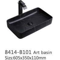 <span class=keywords><strong>Lavabo</strong></span> de Sobremesa Ultrafino Moderno y Sencillo con Impresión por Transferencia de Agua, Sin Orificios, Personalización de Logotipo para Baño o Balcón - Product Image 5