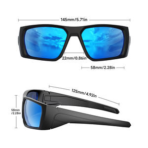 Kính mát câu cá phân cực <span class=keywords><strong>2026</strong></span> Dot, unisex, <span class=keywords><strong>in</strong></span> logo tùy chỉnh, chống tia UV400, chất lượng cao, mắt kính thể thao thời trang, gọng TR90 toàn viền. - Product Image 4