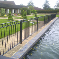 Rampe d'escalier de bonne qualité, rampe en tuyau de cuivre, rampe de balcon amovible