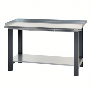 <b>Steel</b> <b>Workbench</b> 1290mm x 1500mm With Lower Shelf Industrial Use - Product Image 2