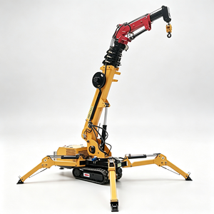 Grue araignée 3T 5T 8T 10T, grue sur chenilles compacte, portée de levage 12m avec ventouse pour verre - Product Image 3