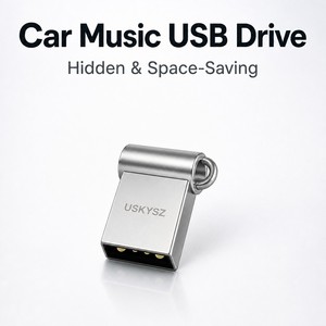 Clé USB musicale pour voiture 128 Go 256 Go, mini clé USB en métal haute vitesse pour autoradio, <span class=keywords><strong>lecteur</strong></span> MP3, audio embarqué, musique sans perte - Product Image 2