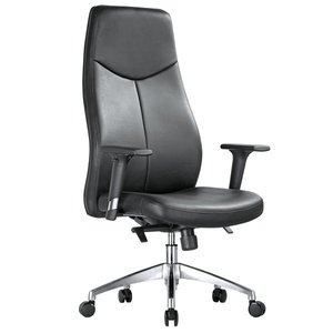 Chaise de bureau en cuir moderne et confortable 36019-1706C/B/A - Product Image 6